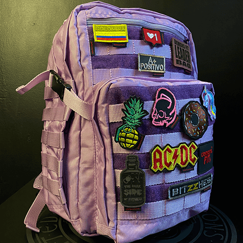 LEADER BAG 30 LTS LILA