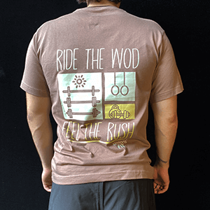TSHIRT MEN RIDE THE WOD