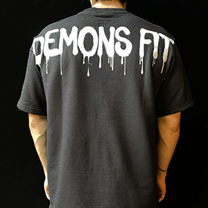 TSHIRT OVERSIZE MEN DEMONSFIT SPRAY BACK