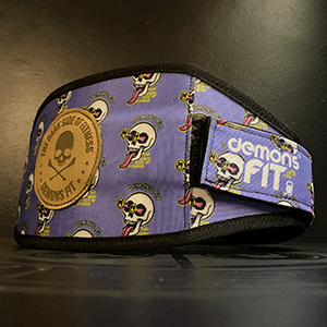 SKULL EYES HAPPY FACE BELT
