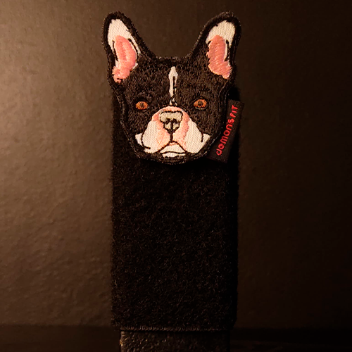 BOSTON TERRIER VELCRO PATCH