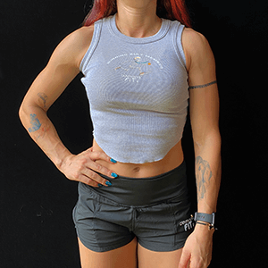 CROPTOP RIB CULT MEMBER