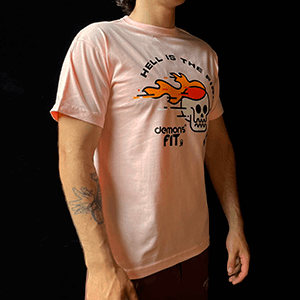 TSHIRT HELL IS THE FINISH LINE