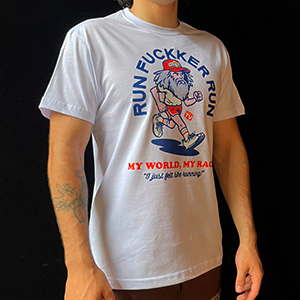 MEN TSHIRT RUN FUCKKER RUN