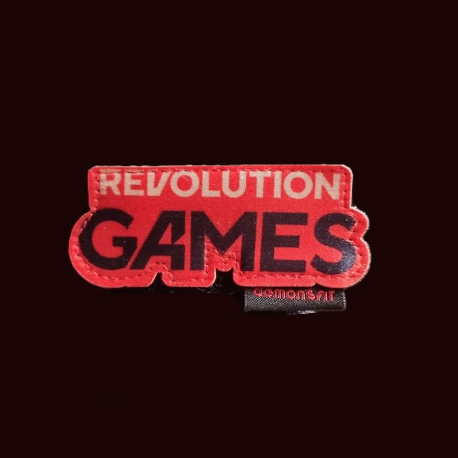 PARCHE REVOLUTION GAMES 2025 SUBLIMADO