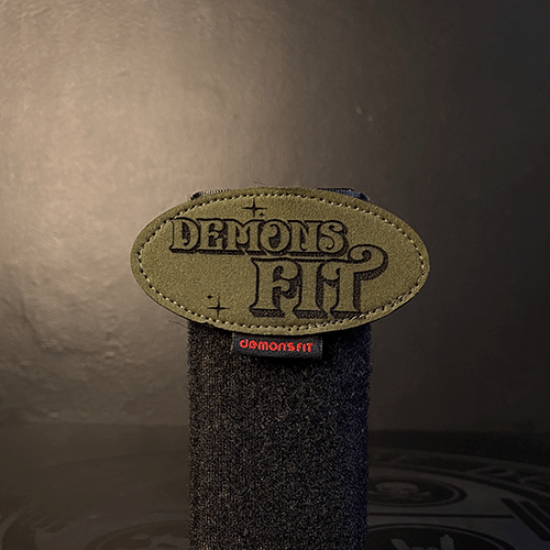 LEATHER PATCH OVAL DEMONS FIT