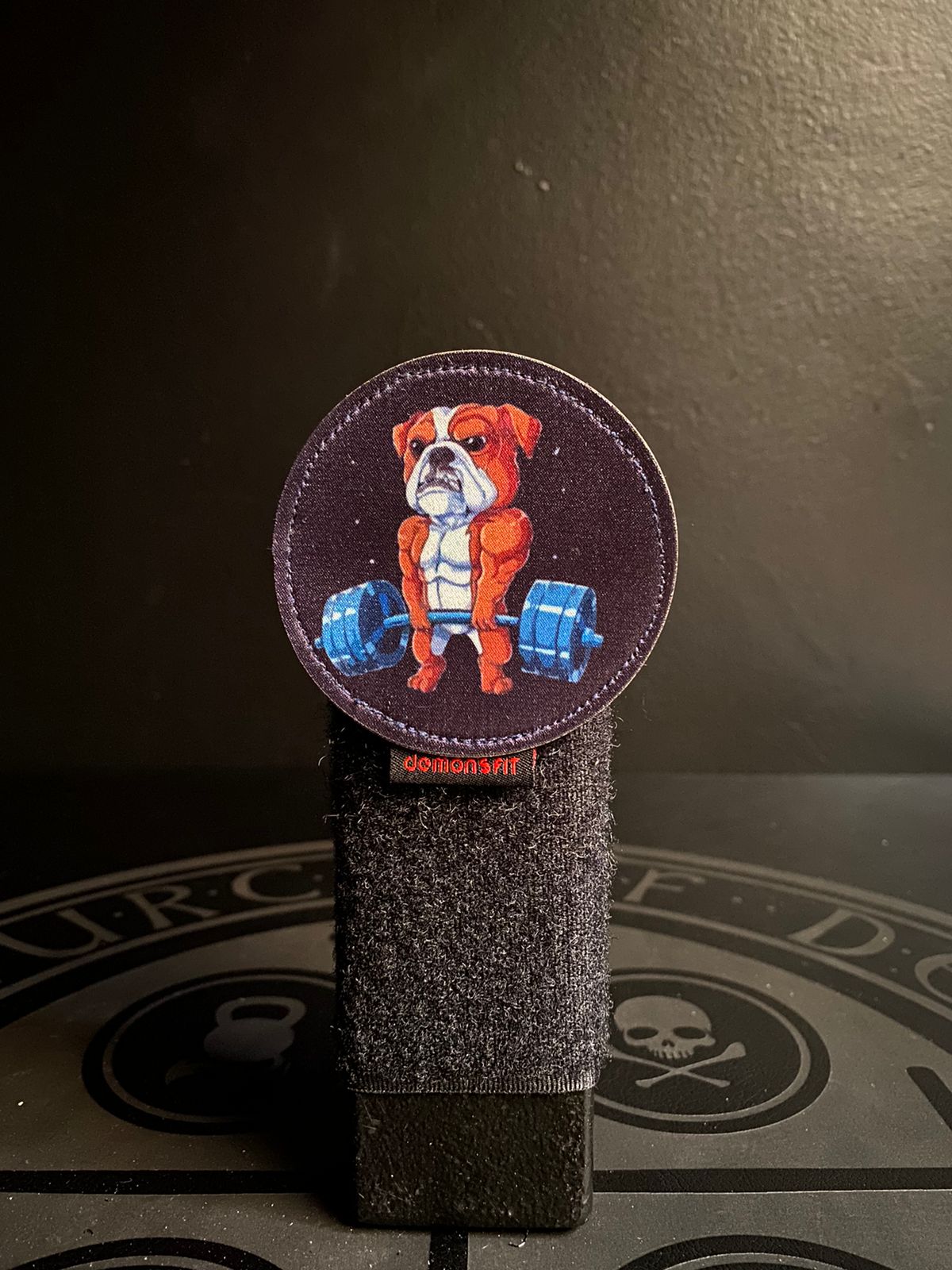 SUBLIMATE PATCH BULLDOG INGLÉS BARRA