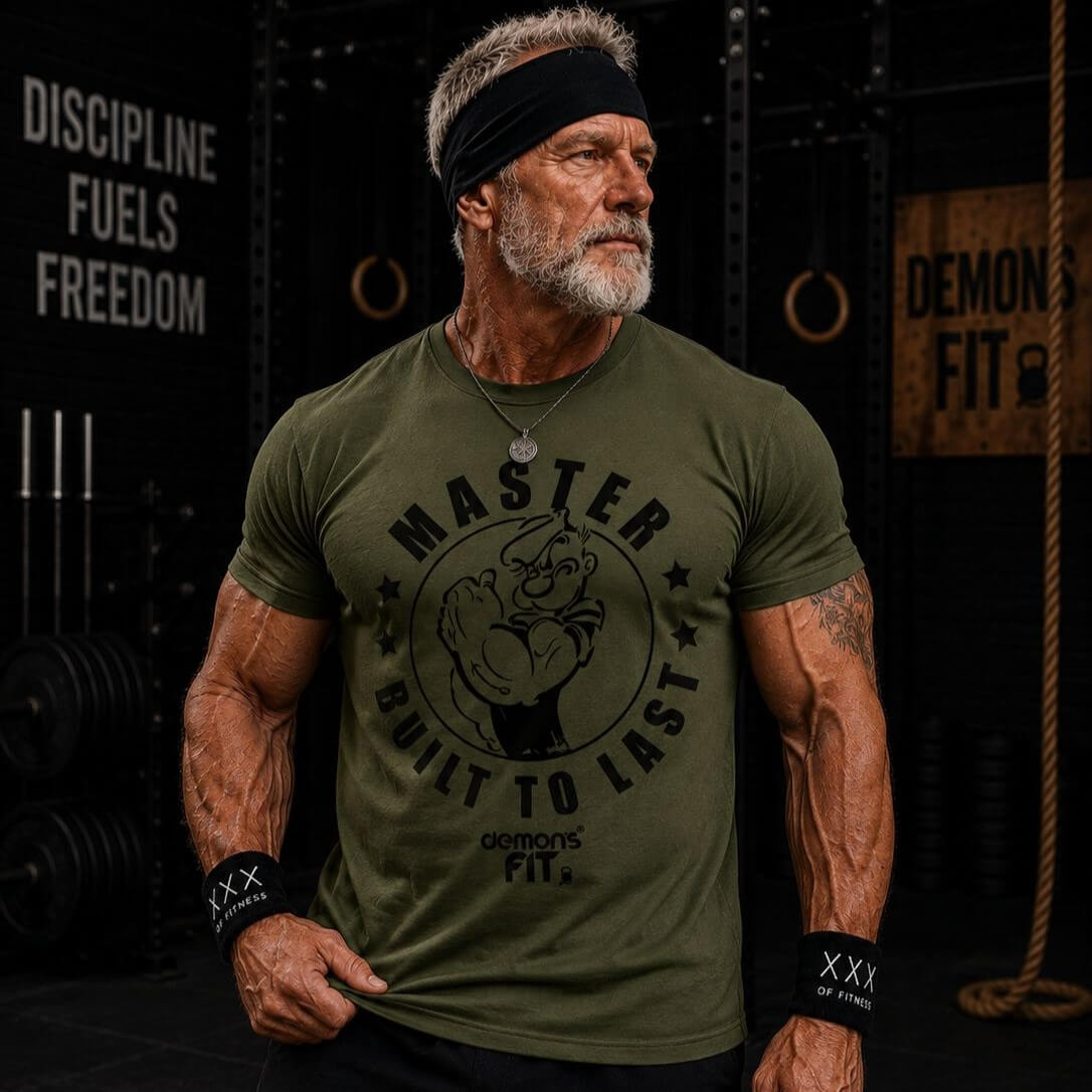 MASTER BUILT TO LAST TSHIRT DF