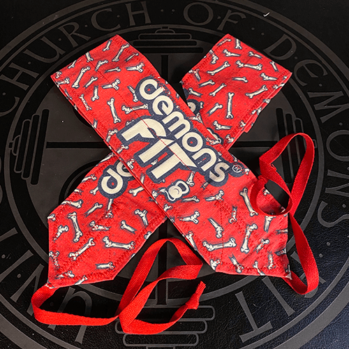 MUÑEQUERA TELA RED BONES/U/ROJA