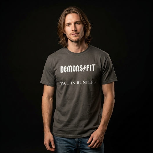 BACK IN RUNNING TSHIRT DF