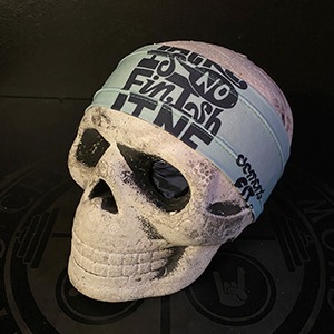 BANDANA/ IS NO FINISH LINE/ AZUL