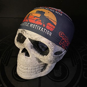 BANDANA/DINOSAUR RUNING MEN/NEGRA