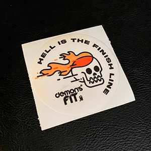 HELL IS THE LINE STICKER