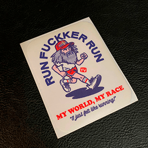 RUN FUCKKER RUN STICKER