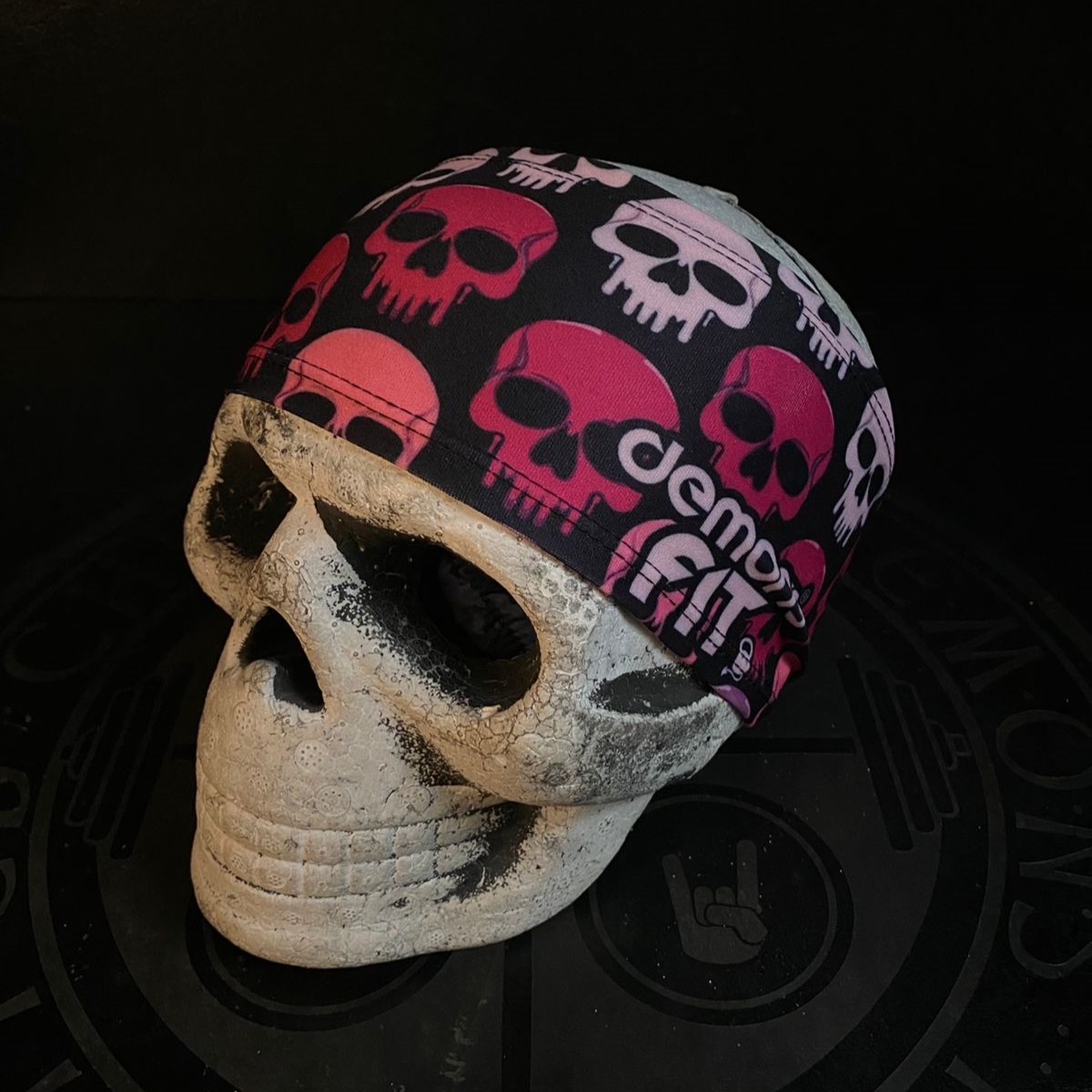 BANDANA PURPLE SKULL