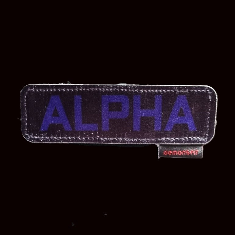 PARCHE ALPHA SUBLIMADO