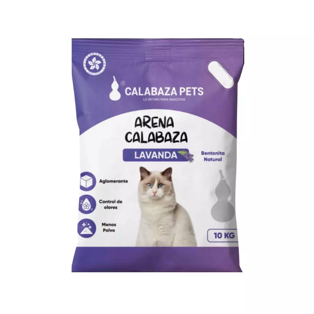 ARENA CALABAZA LAVANDA 25 KG