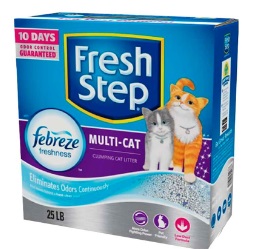  ARENA FRESH STEP MULTI CAT CON FEBREZE 25 LBS