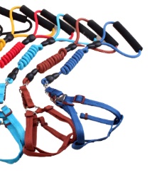 TRAILLA CON ARNES ESTILO PARACAIDAS TALLA M (CALABAZA)