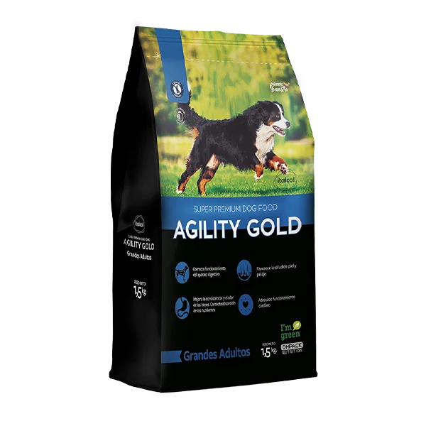 Agility Gold Grandes Adultos 6 x 1,5 Kg (6 Unids)