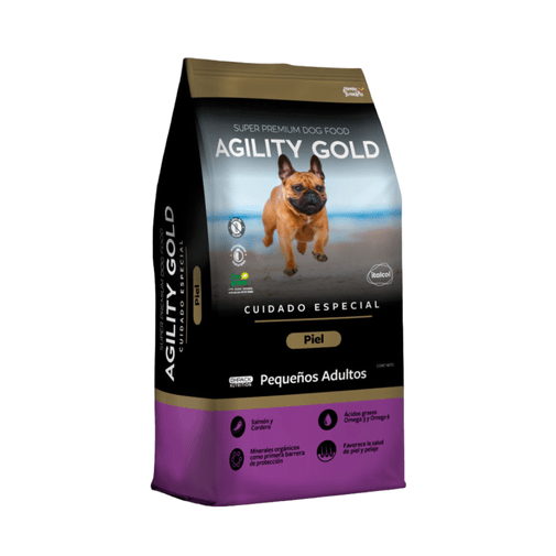 Agility Gold Pequeños Adultos Piel 6 x 1.5 Kg
