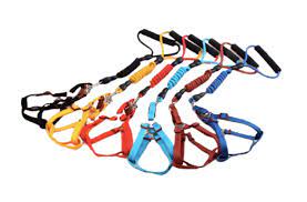 TRAILLA CON ARNES ESTILO PARACAIDAS TALLA L (CALABAZA)