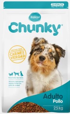 CHUNKY ADULTO POLLO X 25 KL