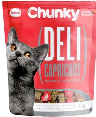 SNACK CHUNKY DELICAPRICHOS GATO 75 GR
