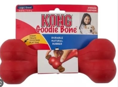 KONG PERRO CAUCHO CLASSIC HUESO LARGE