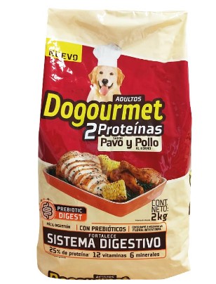DOGOURMET PAVO Y POLLO 2 KG
