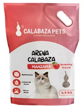 ARENA CALABAZA MANZANA 4.5KG