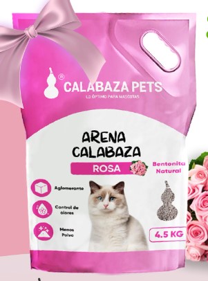 ARENA CALABAZA ROSA 4.5 KG