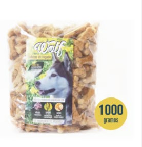 GALLETAS WOLF MINI HUESO GR 1.000