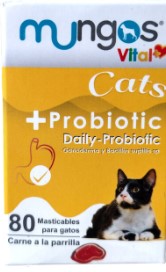 MUNGOS CATS PROBIOTIC X 80 MASTICABLES