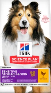 C ADULT SENSITIVE STOMACH Y SKIN 4 LB (1,81 KG)