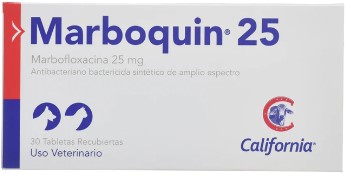 MARBOQUIN 25 MG CAJA X 30 TAB