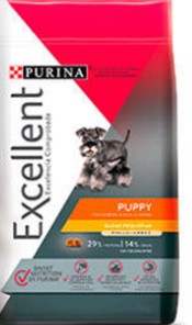 EXCELLENT PUPPY RAZA PEQUEÑA  X 3 KG