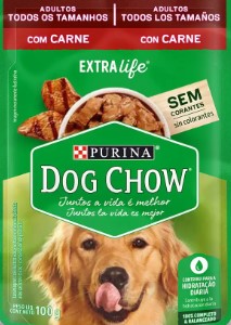 POUCHE DOG CHOW ADLT CARNE 100GR