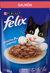 POUCHE FELIX CLASSIC SALMON X 85G