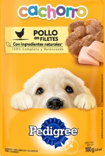 POUCHE PEDIGREE CACHORRO POLLO X 100 GR