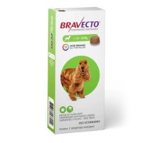 BRAVECTO TAB 10A20 KG (500 MG) VERDE CAJA X 1