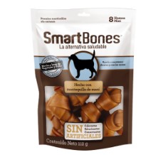 SMARTBONES PEANUT BUTTER MINI 8PK SIN ARTIFICIALES