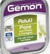 GEMON DOG ADULT PATE CHICKEN/RABBIT X 300 GR