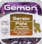 Gemon Dog Pate Senior con Pollo y Pavo x300gr