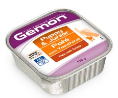 Gemon Dog x150gr /Pate Puppy & Junior Turkey