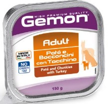 GEMON POLLO Y PAVO ADULTO X 150 GR