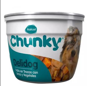 CHUNKY DELIDOG TROZOS POLLO Y VEGETALES 310 GR POTE