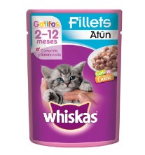 POUCHE WHISKAS CASTRADOS SABOR CARNE 85G