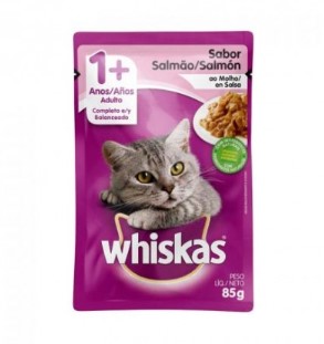 POUCHE WHISKAS SALMON 85 GR