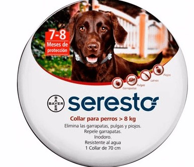 COLLAR SERESTO PERRO MAYOR A 8 KG